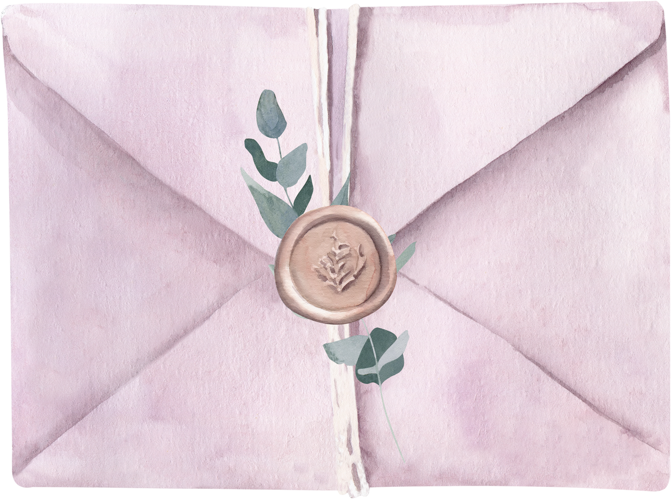 Watercolor Illustration Element Envelope